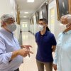 Deputado estadual Caio França visita a Santa Casa de Santos e formaliza destinação de recursos para o hospital